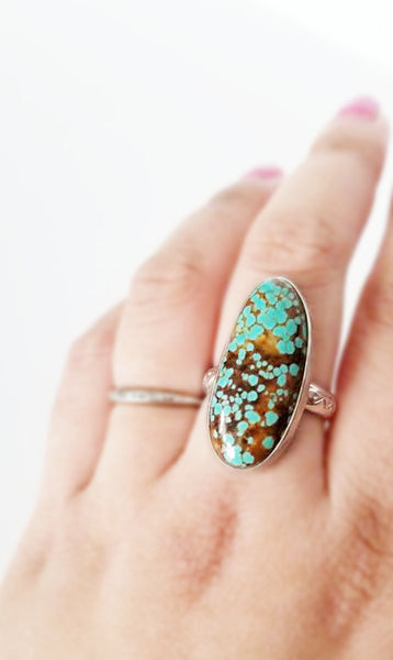 Turquoise ring, size 8.75