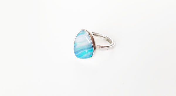 Australian Opal ring, size 7.25
